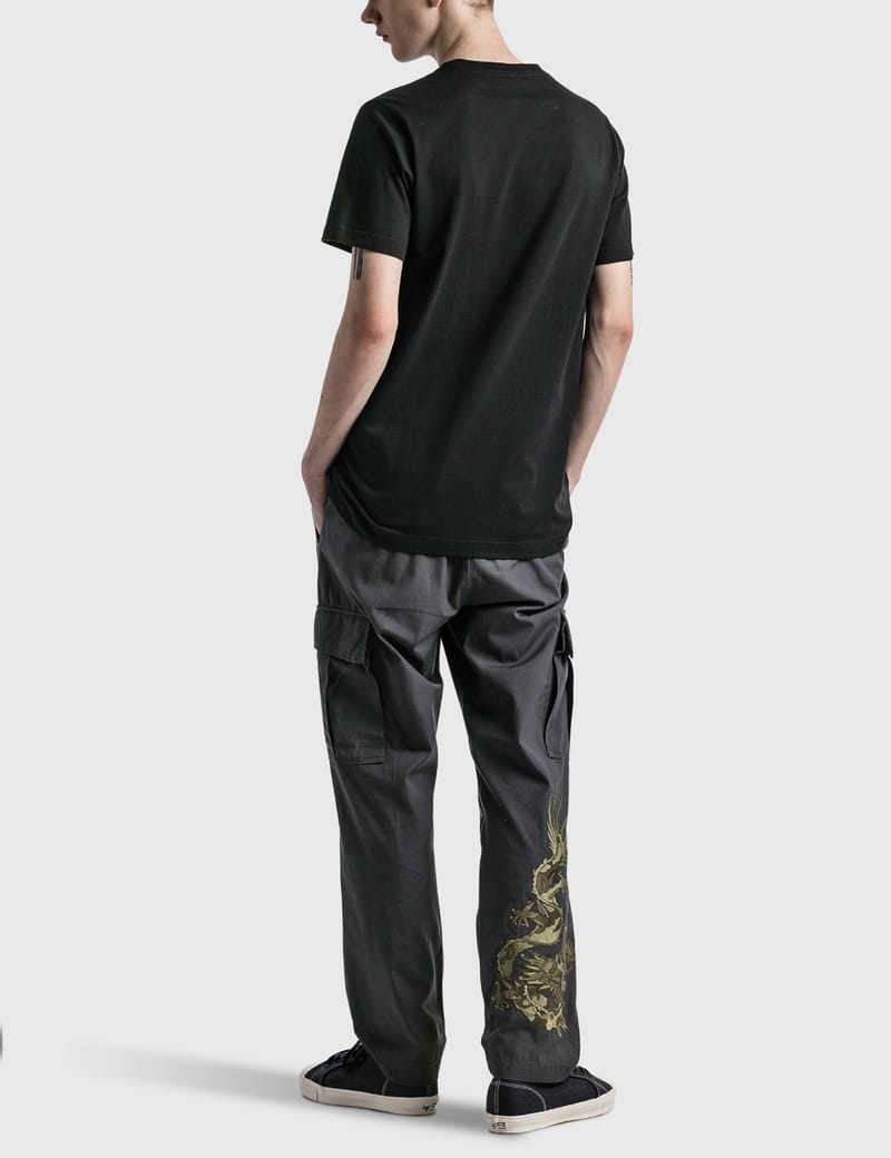 Maharishi - DRAGON EMBROIDERED CARGO PANTS | HBX - Globally