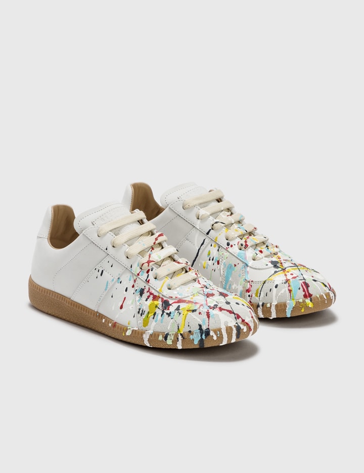 Maison Margiela Replica Paint Drop Sneakers HBX Globally Curated