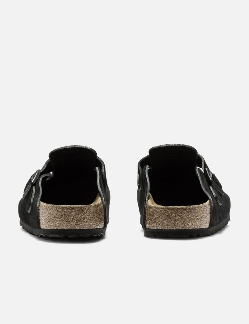 Birkenstock Boston Soft Footbed - Soft suede clog with cushioned