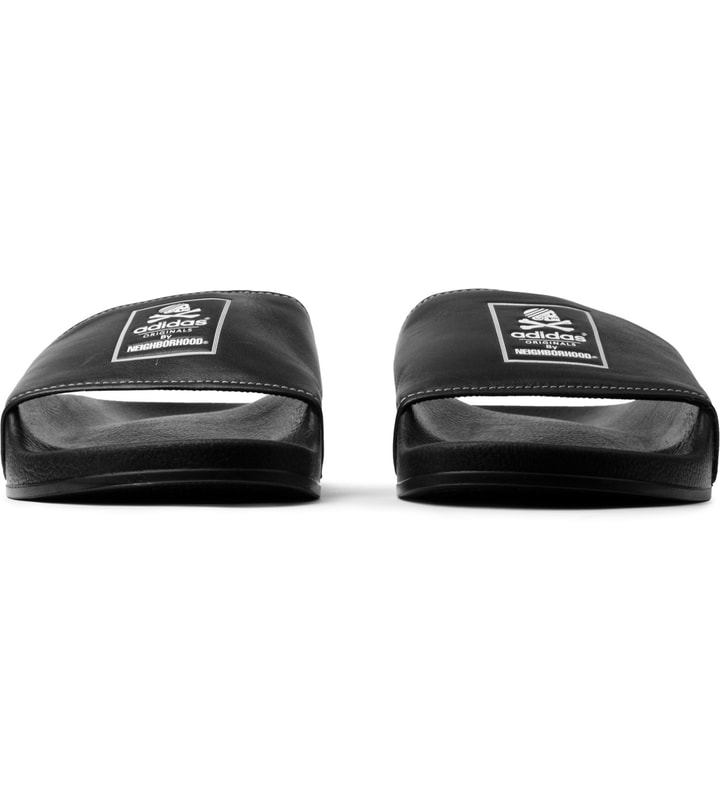 Adidas Originals - adidas Originals x NEIGHBORHOOD Black Adilette ...