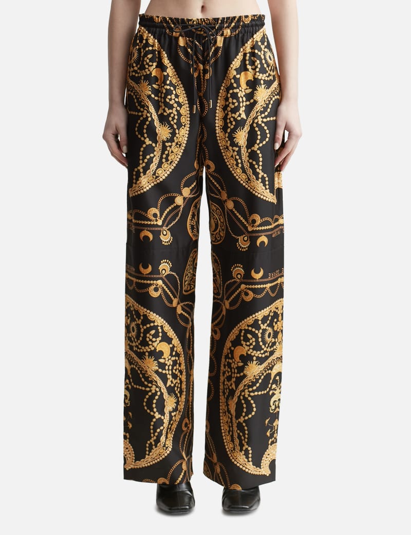 Gold discount pajama pants