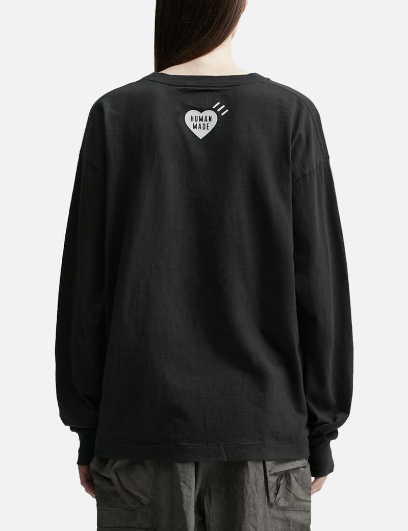 HUMAN MADE ブラック長袖Tシャツ HUMAN MADE（ヒューマンメード） ヒューマンメイド HUMAN MADE GRAPHIC