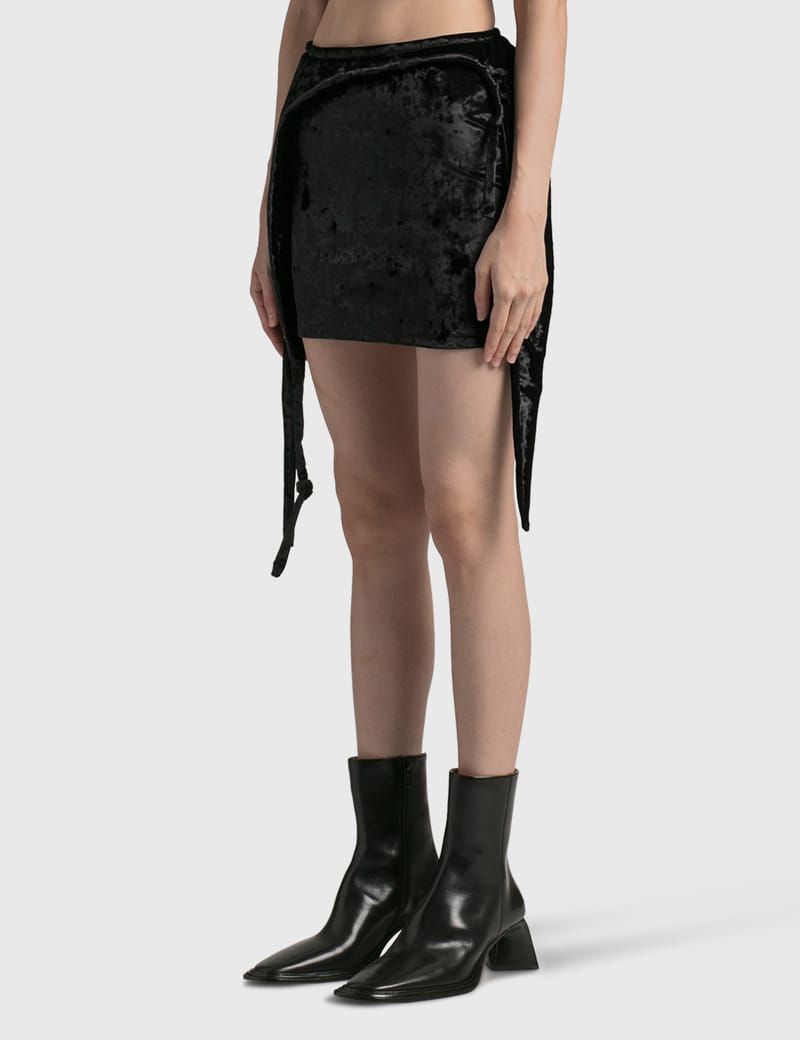 Ottolinger - VELVET MINI SKIRT | HBX - Globally Curated Fashion