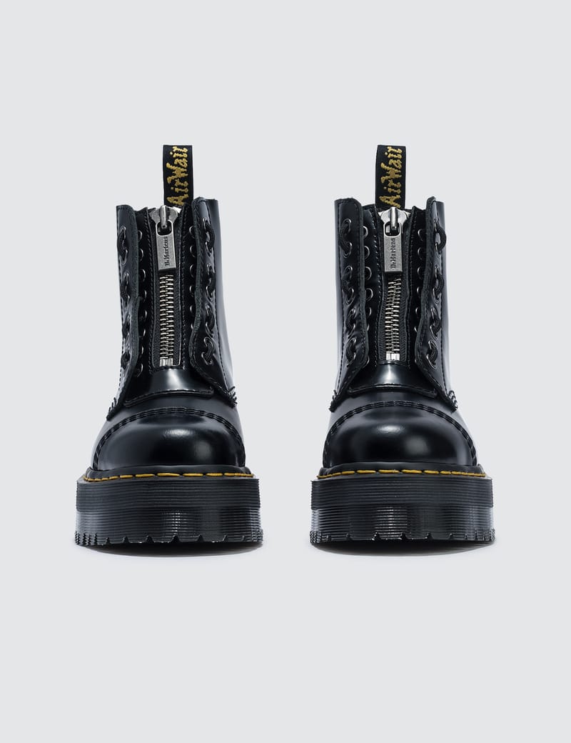 Dr martens sinclair black polished smooth hotsell