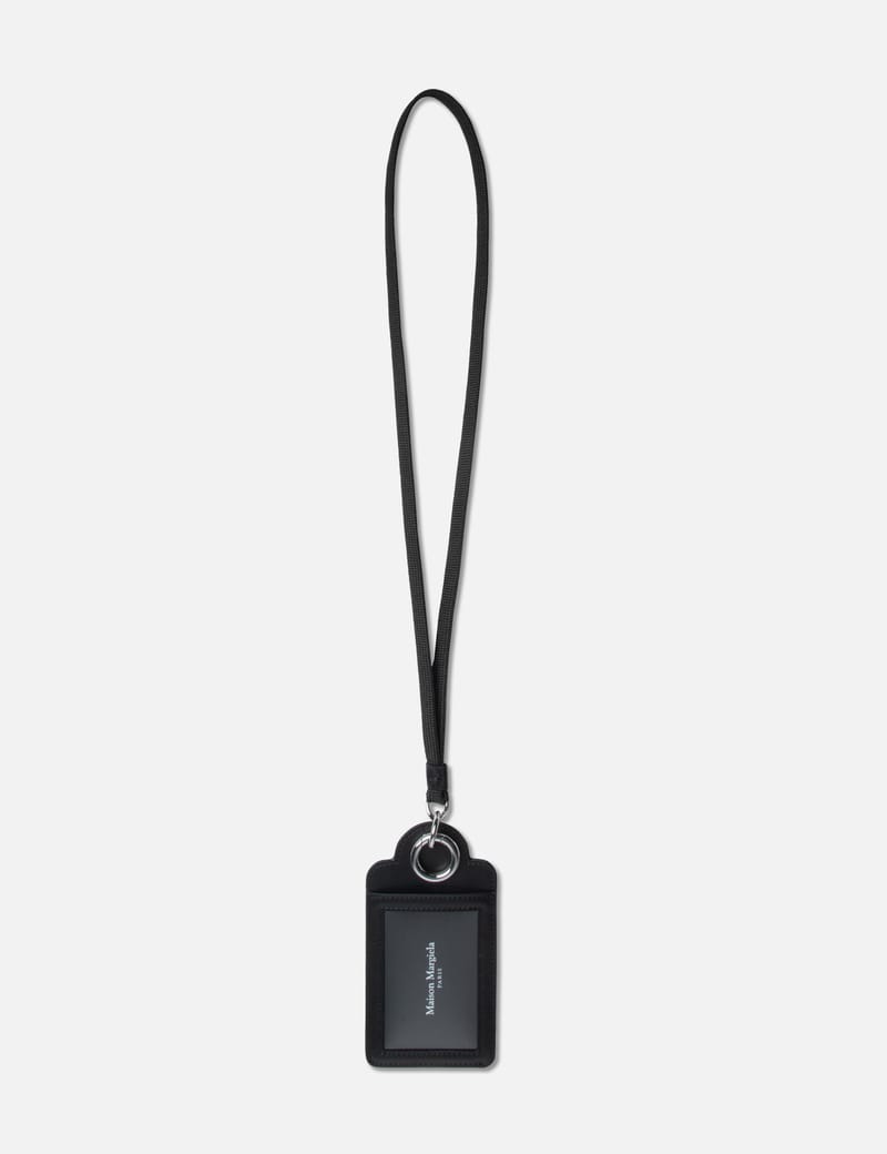 国内発送★Maison Margiela★CARD HOLDER WITH KEYRING AND LACE Maison Margiela - Logo Lace Cardholder | HBX - Globally