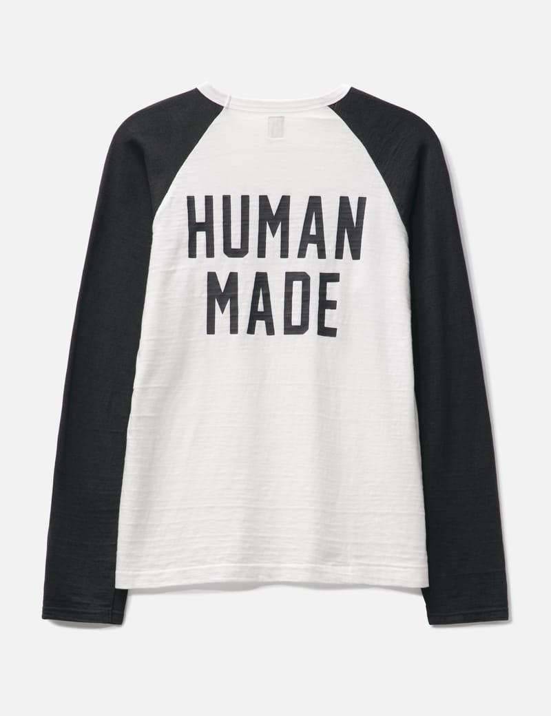 Human Made - Raglan Long Sleeve T-shirt | HBX - Globally Curated