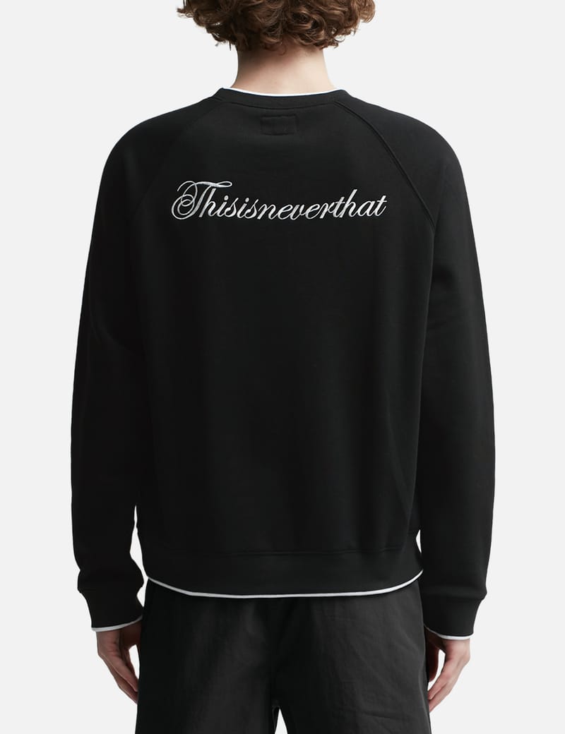 thisisneverthat® - Seam Pocket Crewneck Sweatshirt | HBX