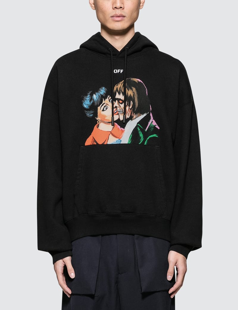 Off white outlet the kiss hoodie