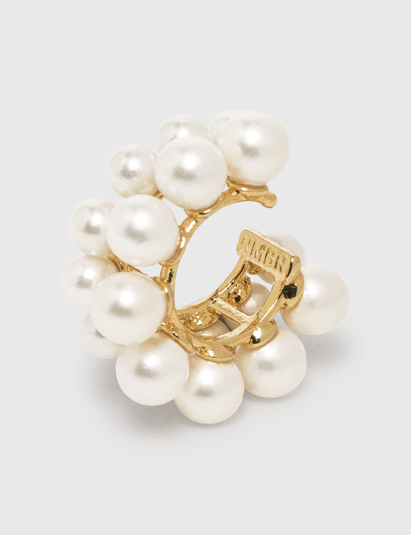 Numbering - Double Line Pearl Ear Cuff | HBX - Globally Curated 