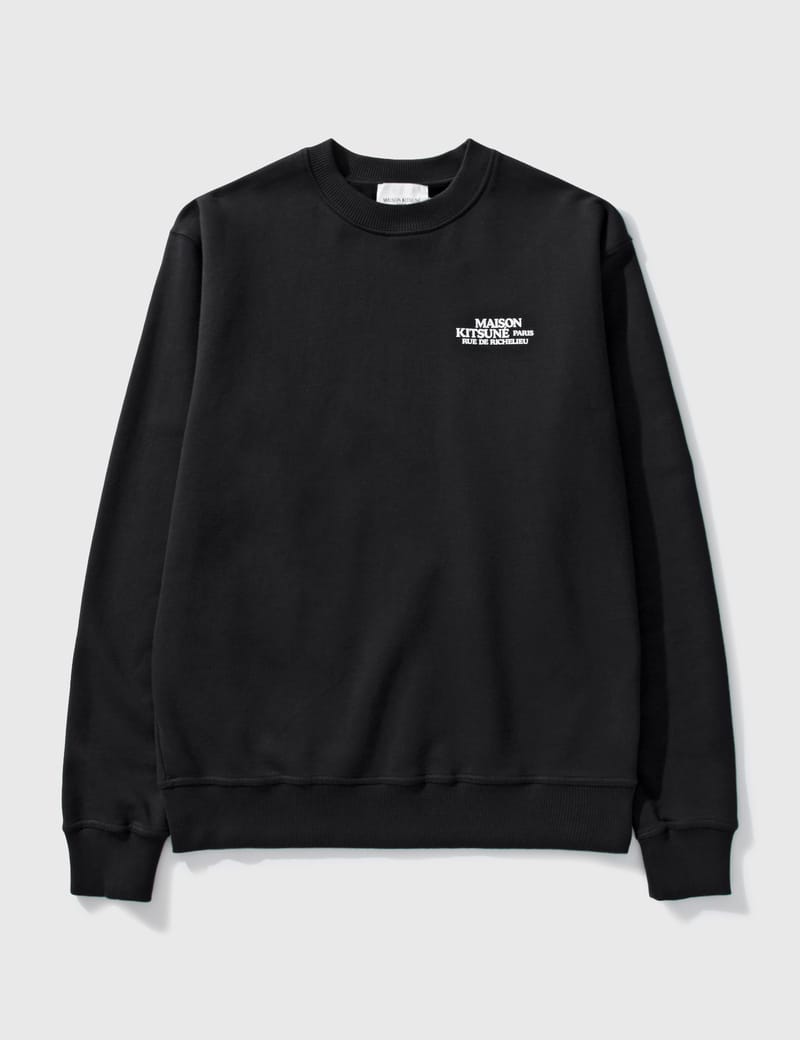 Maison Kitsuné - Rue de Richelieu Loose Sweatshirt | HBX