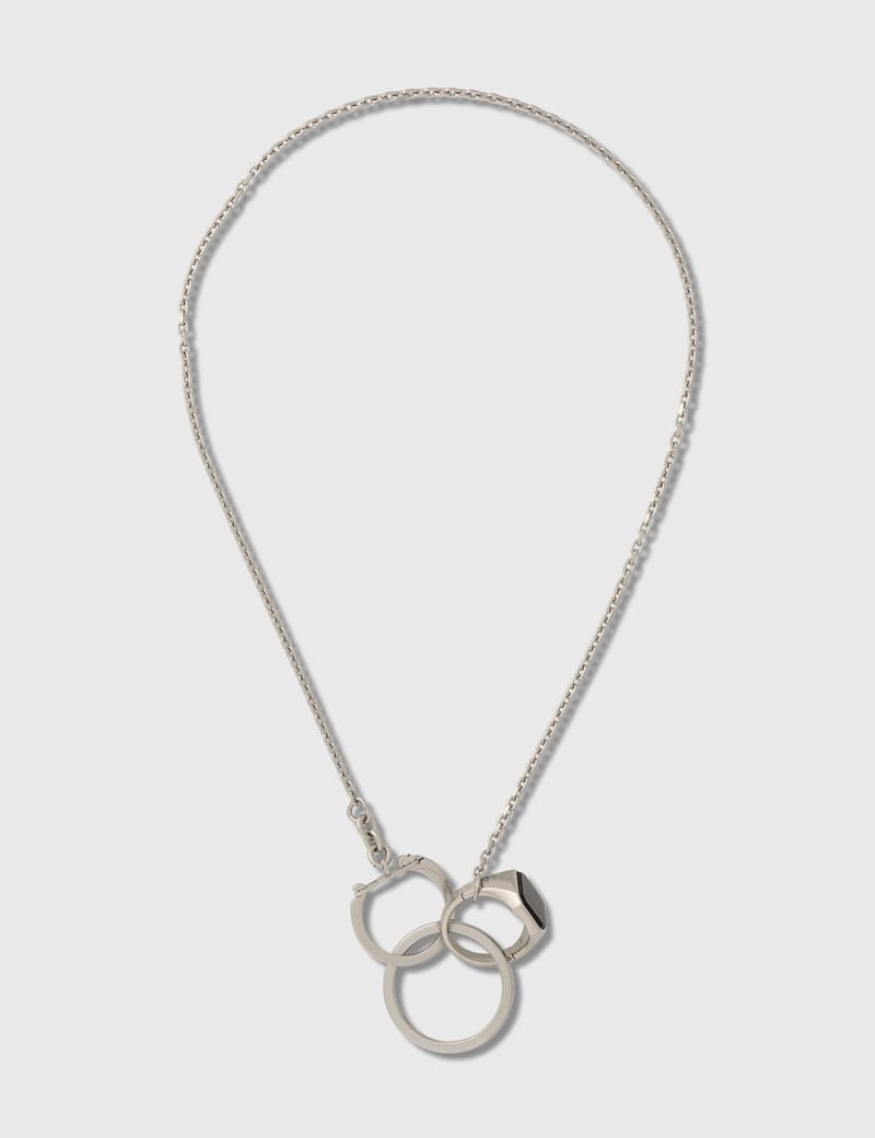 Maison Margiela - Square Ring Key Chain | HBX - Globally Curated