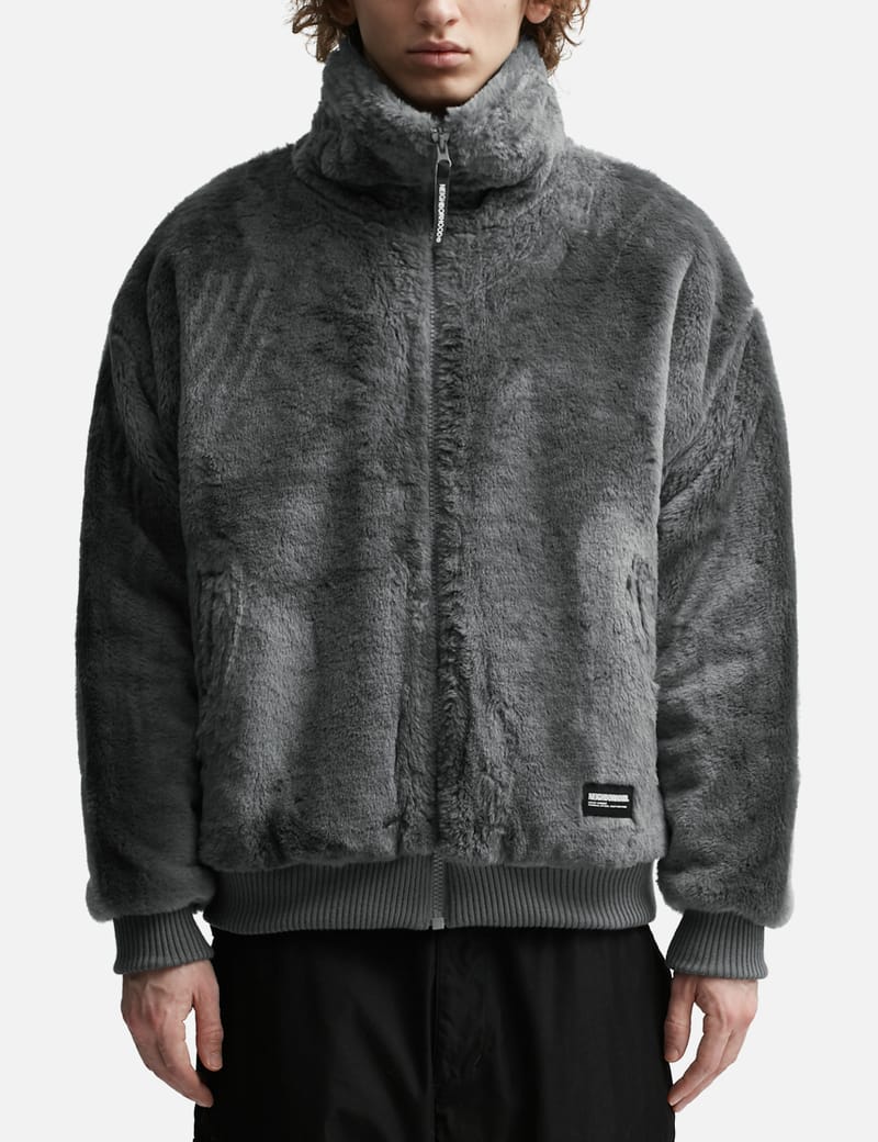 NEIGHBORHOOD - Fur Logo Jacket | HBX - HYPEBEAST 為您搜羅全球潮流 