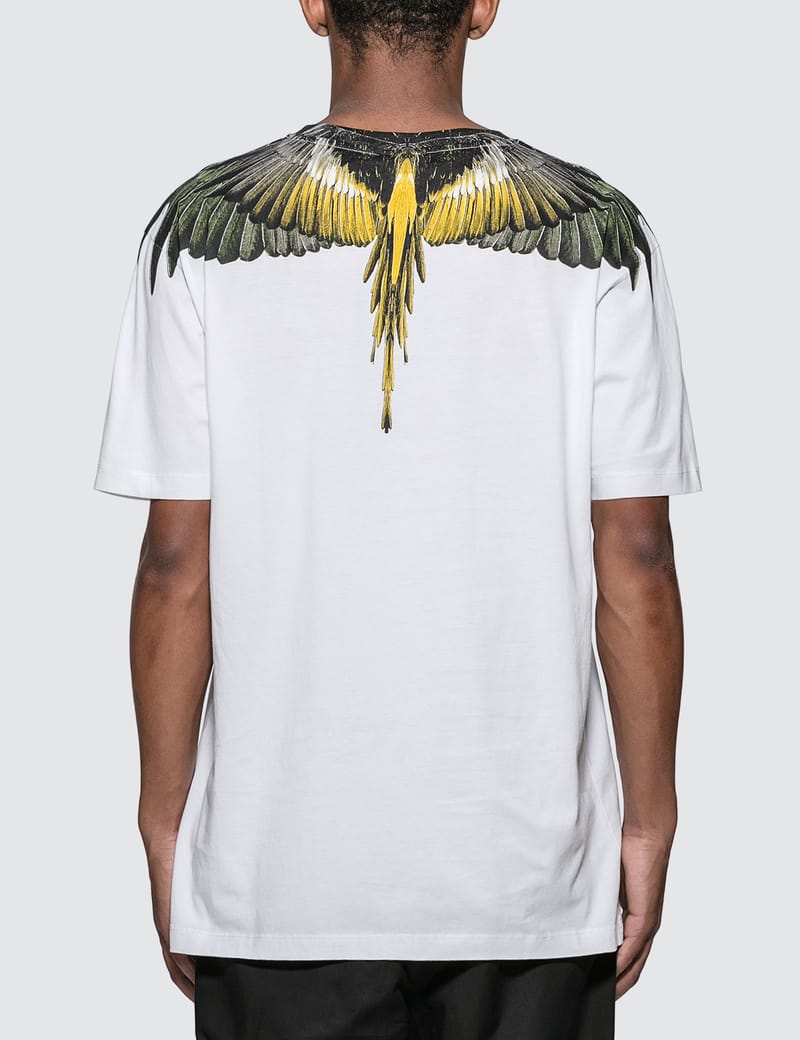 Marcelo Burlon - Yellow Wings T-Shirt | HBX - Globally