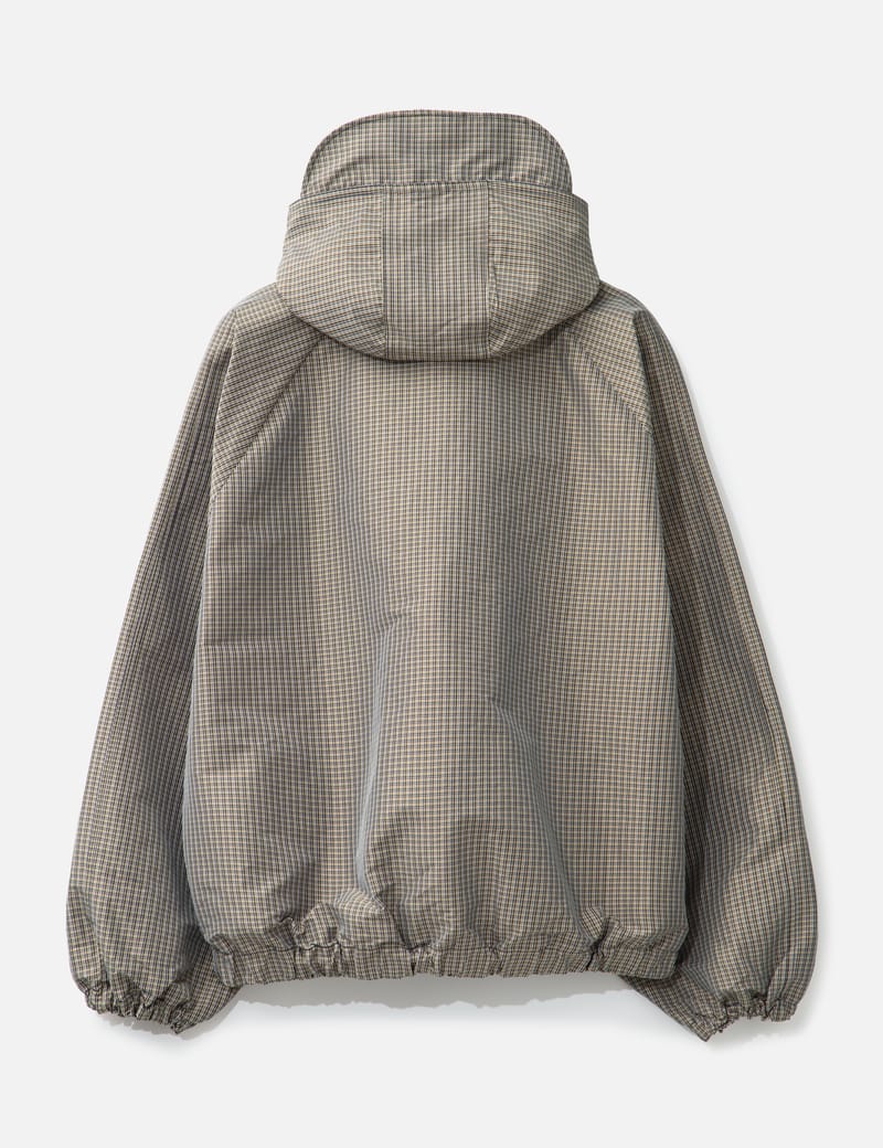 UMBRO SLAM JAM アンブロ アノラック パーカー ジャケット NEW UMBRO SLAM JAM PENALTY CULTURE plaid beige masked hoodie