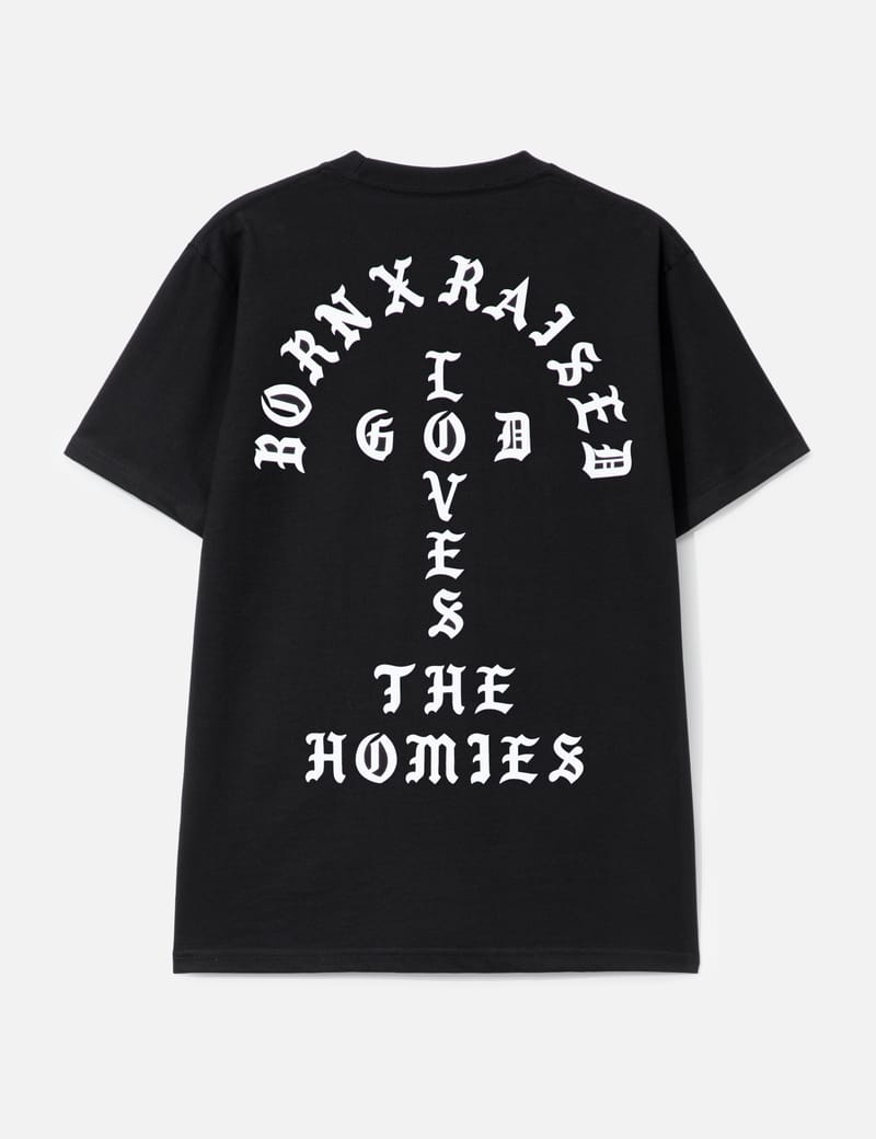 Born x Raised Unconditional Love Tee - Black crewneck graphic tee