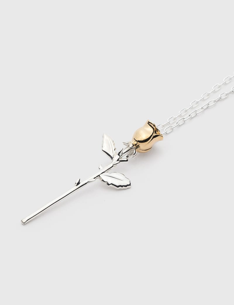 AMBUSH® - Rose Charm Necklace | HBX - Globally Curated Fashion and