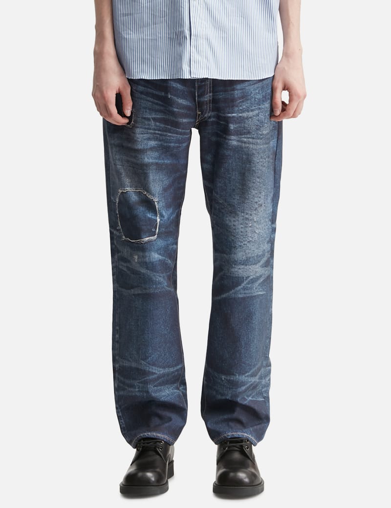 Junya Watanabe Man X New Manual Pants - Trompe l'oeil style, made