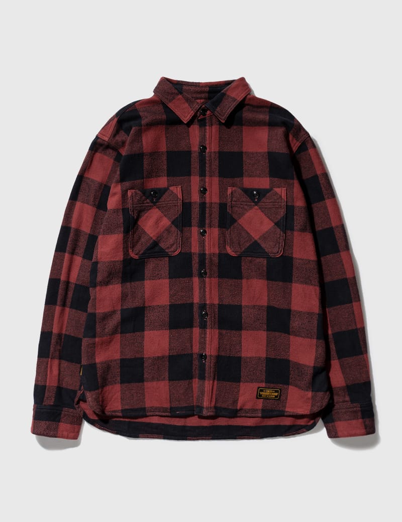Neighborhood Checkered Shirt In Red | ModeSens
