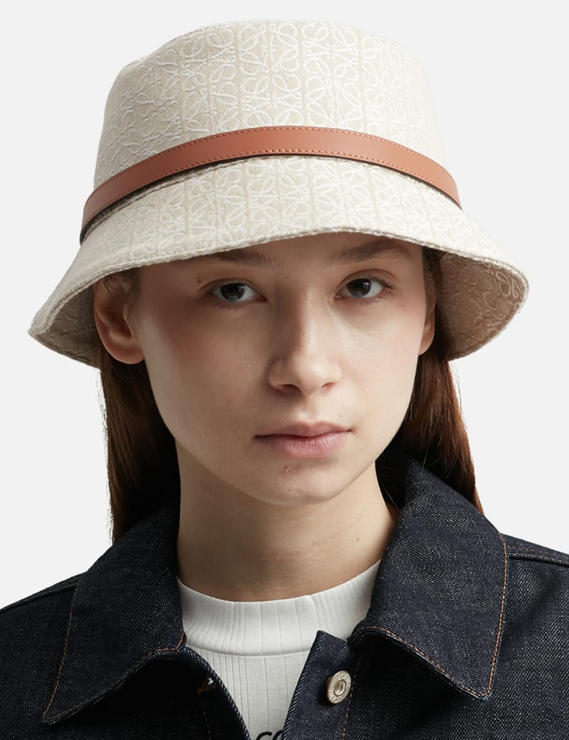 Loewe - ANAGRAM BUCKET HAT | HBX - Globally Curated Fashion and