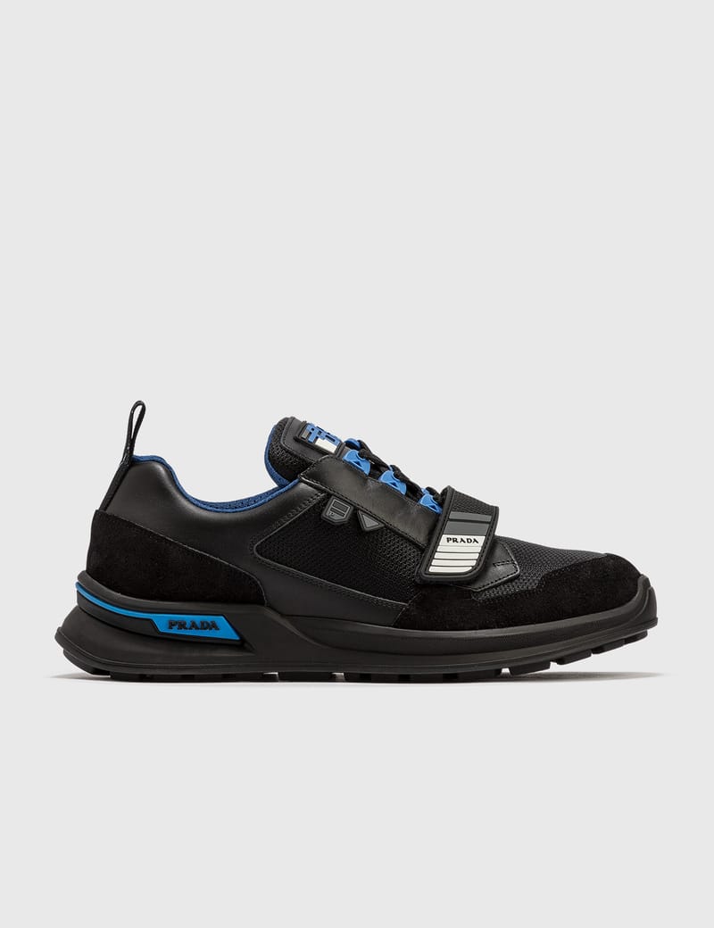 Blue and discount black prada sneakers