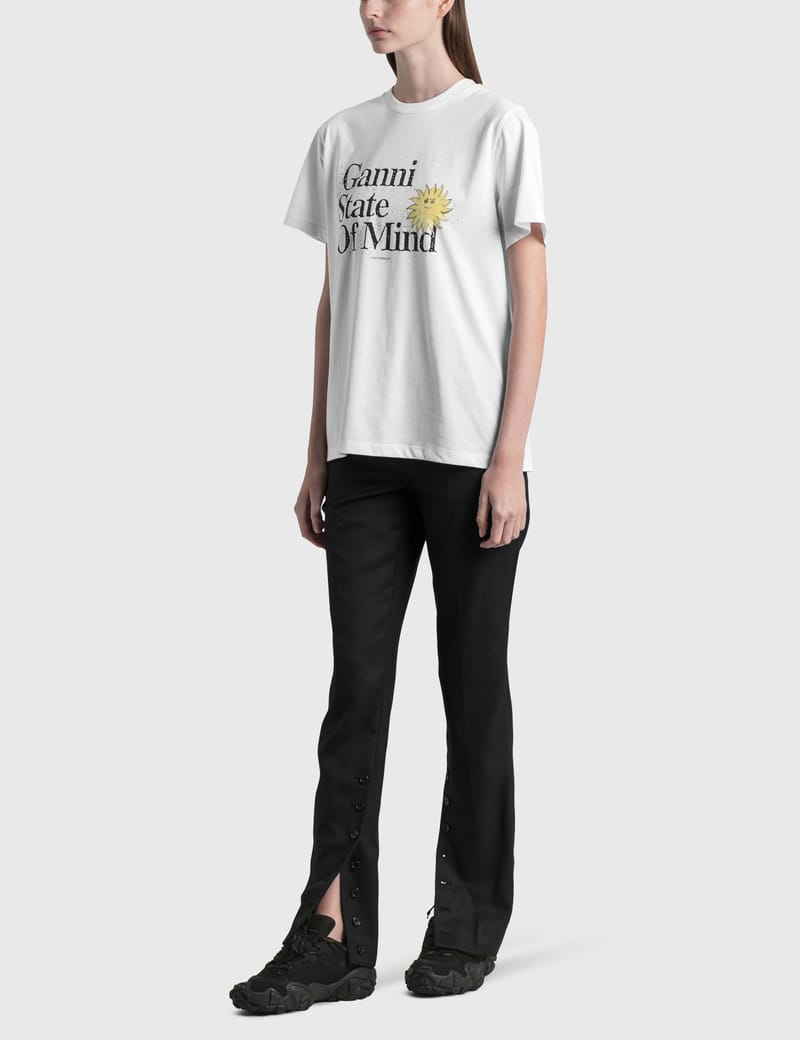 Ganni - Basic Cotton Jersey T-Shirt | HBX