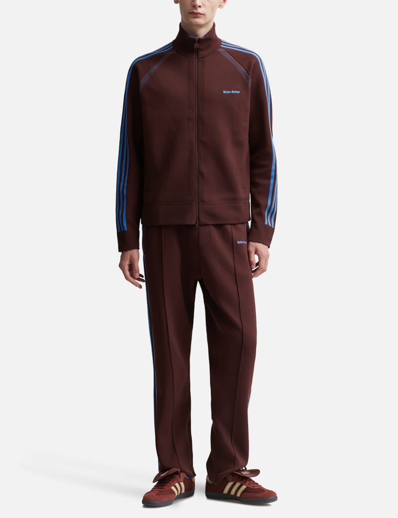 Burgundy adidas tracksuit mens best sale