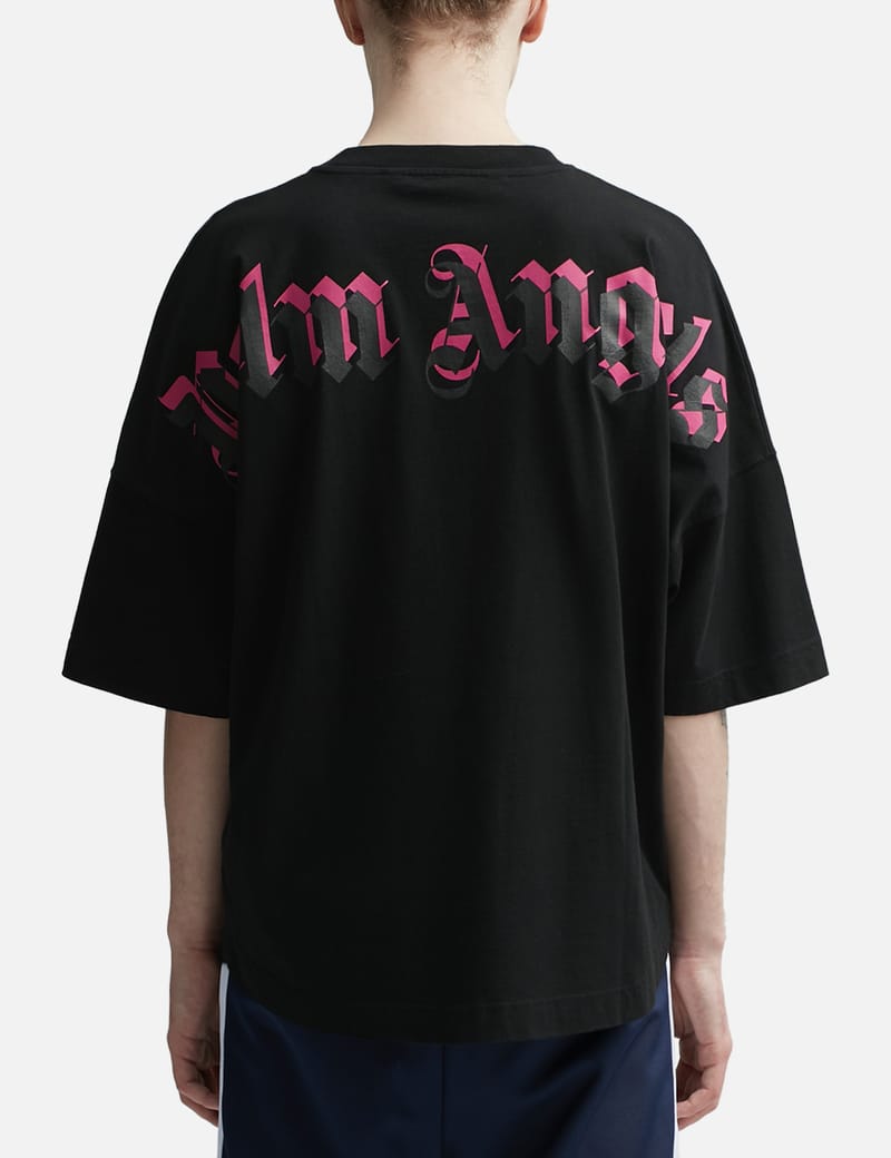 Palm Angels SS21 Vertical Logo Oversized T-Shirt 'Red White