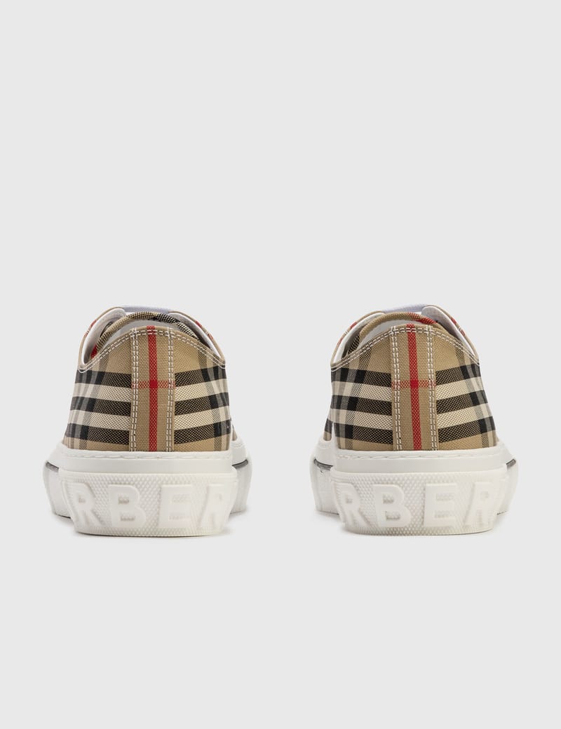 Burberry - ヴィンテージチェック コットンスニーカー | HBX