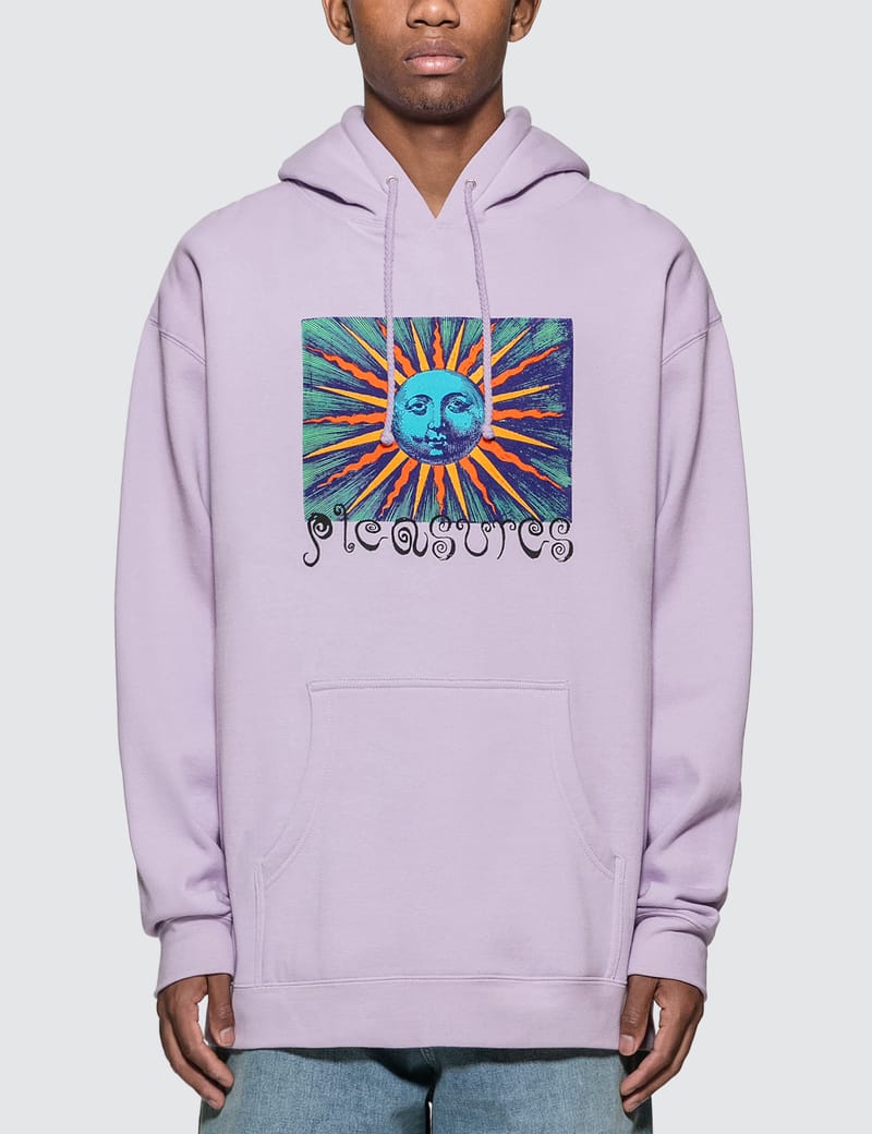 Pleasures sun print cotton hoodie sale