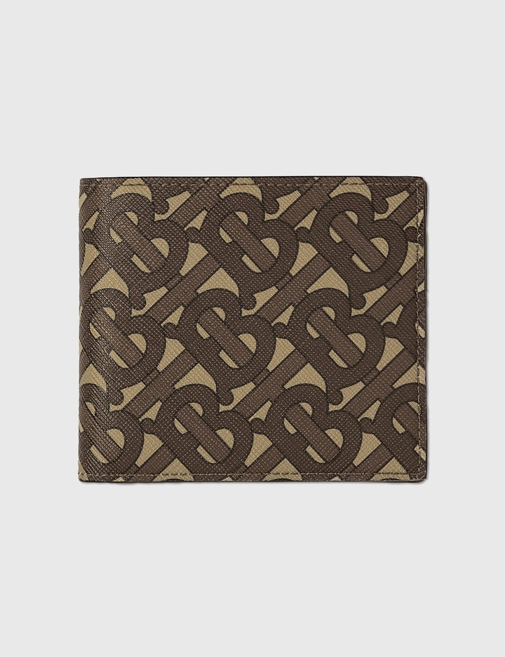 Burberry Monogram Print Ecanvas International Bifold Wallet HBX