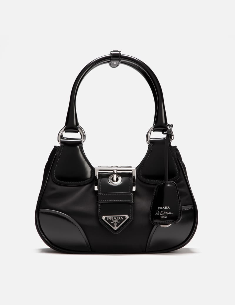 Prada - Prada Moon Re-nylon and Leather Bag | HBX - Globally