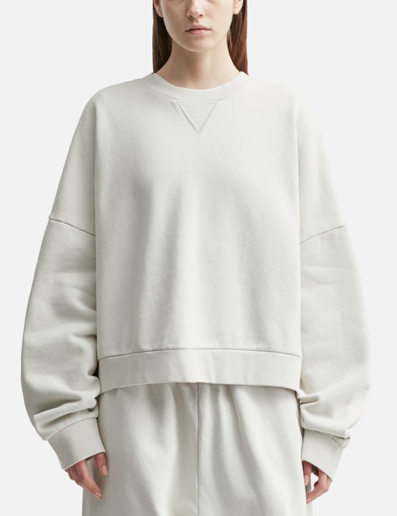 Burberry - Monogram Wool Blend Jacquard Cropped Sweater