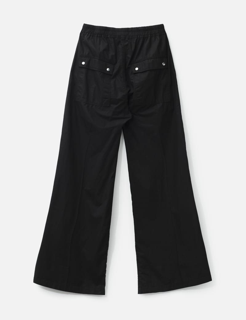 パンツ Rick Owens DRKSHDW GETH BELAS Rick Owens Drkshdw Geth Belas - Black full-length low-crotch wide