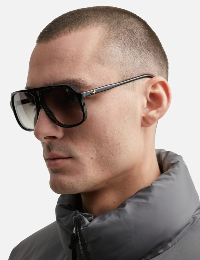 Vintage Frames Company - King Size Black Acetate | HBX