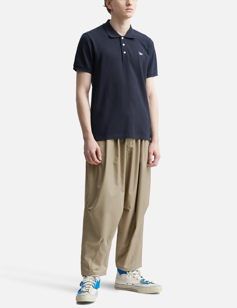 Maison Kitsuné - Tricolor Fox Patch Classic Polo | HBX