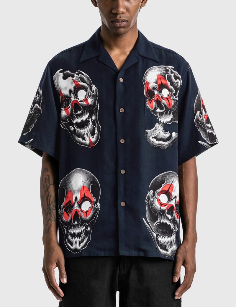 Wacko Maria - 56 Tattoo Studio Hawaiian Shirt | HBX - Globally