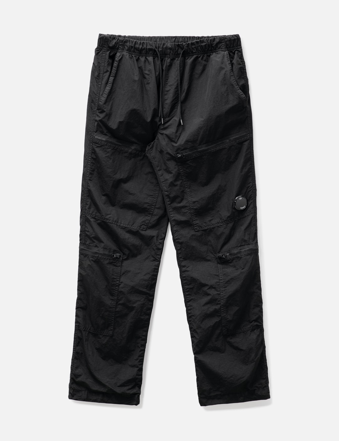 Flatt nylon loose cargo lens Pants