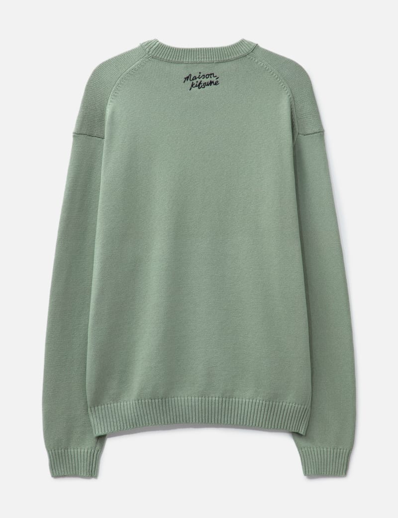 Maison Kitsuné - Dressed Fox Intarsia Jumper | HBX