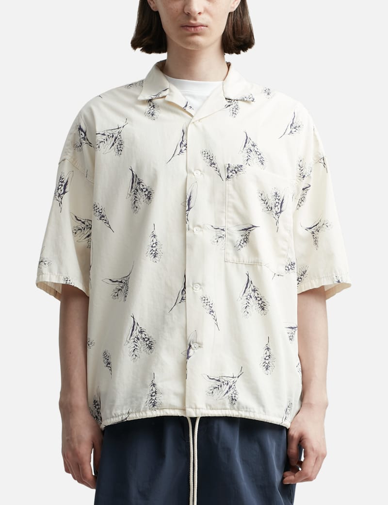 Nanamica - Open Collar Wind H/S Shirt | HBX - Globally