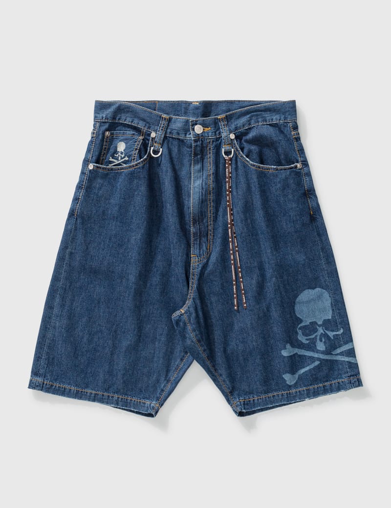 mastermind デニム　ブラックデニム　ハーフパンツ　ショートパンツ mastermind デニム ブラックデニム ハーフパンツ ショートパンツ