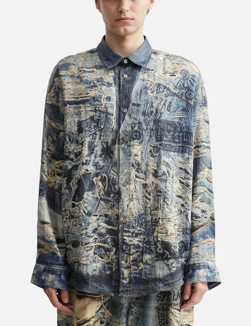 Acne Studios - Printed Button-up Shirt | HBX - Globally