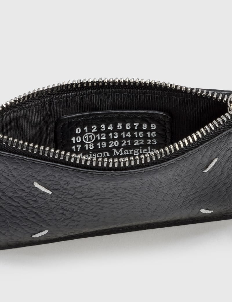 Maison Margiela - Four Stitch Zip Card Holder | HBX