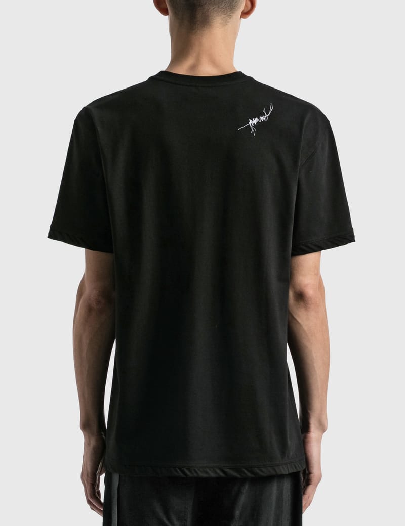 ★ADERERROR★ Tap tshirt Noir Ader Error Tape Logo T-Shirt Noir Shop Authentic at SASOM