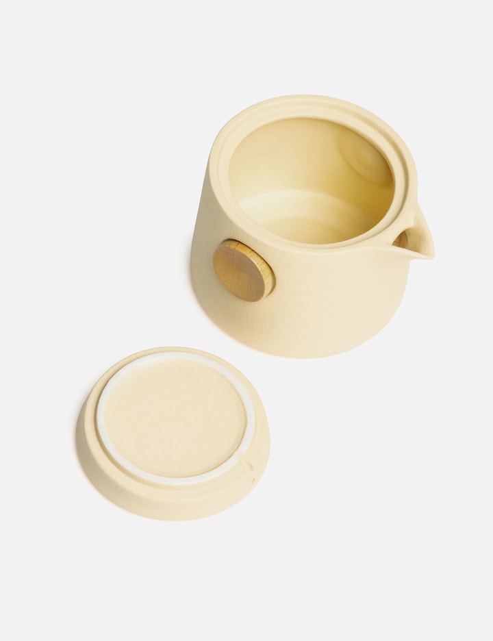 sandro Tea Set - New beige porcelain set with teapot, cup, two tea bags ...