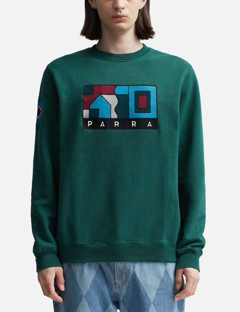 By Parra - blockhaus crew neck sweatshirt | HBX - Globally Curated