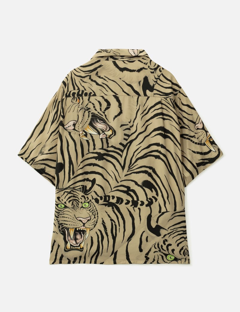 WACKO MARIA - Leopard Jacquard Knit Cardigan | HBX