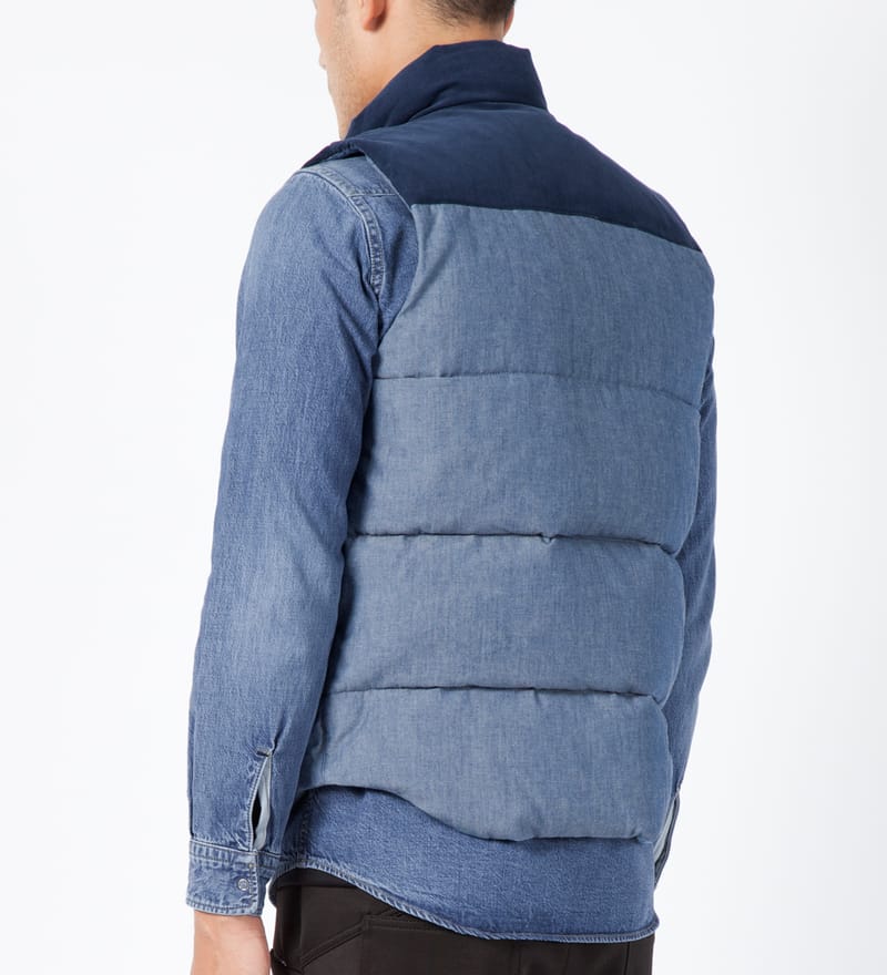 Bedwin & The Heartbreakers - Chambray Fripp Down Vest | HBX