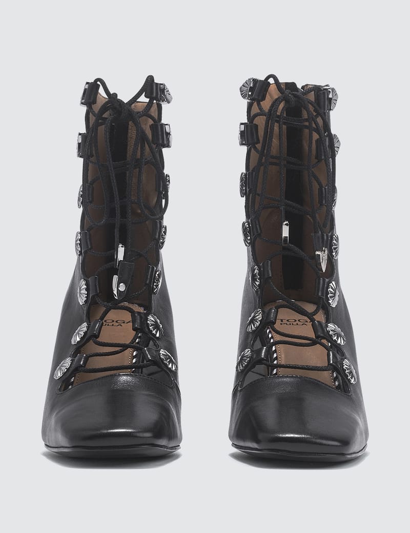 Toga pulla lace up combat clearance boots