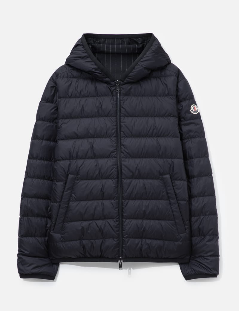 Moncler Ceze Reversible Hooded Short Jacket - Reversible wool