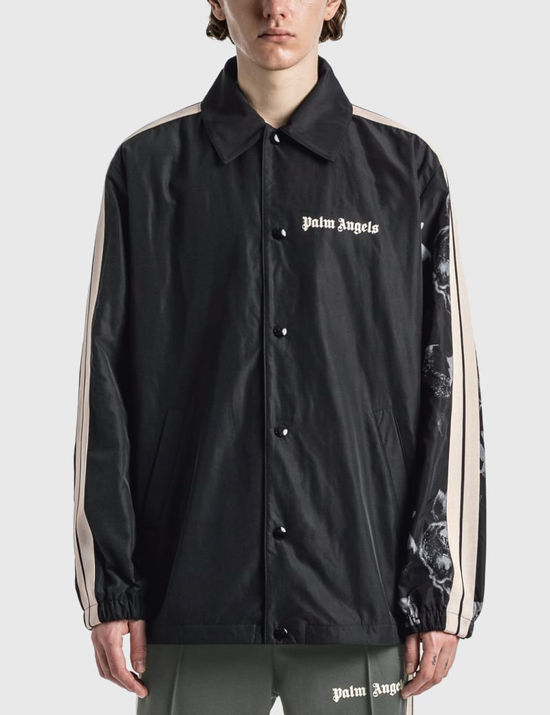 Palm Angels - Sleeve Print Coach Jacket | HBX - Globally Curated